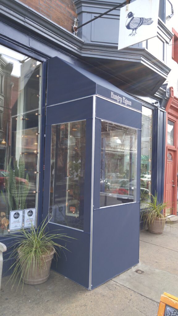 z commercial vestibule blue